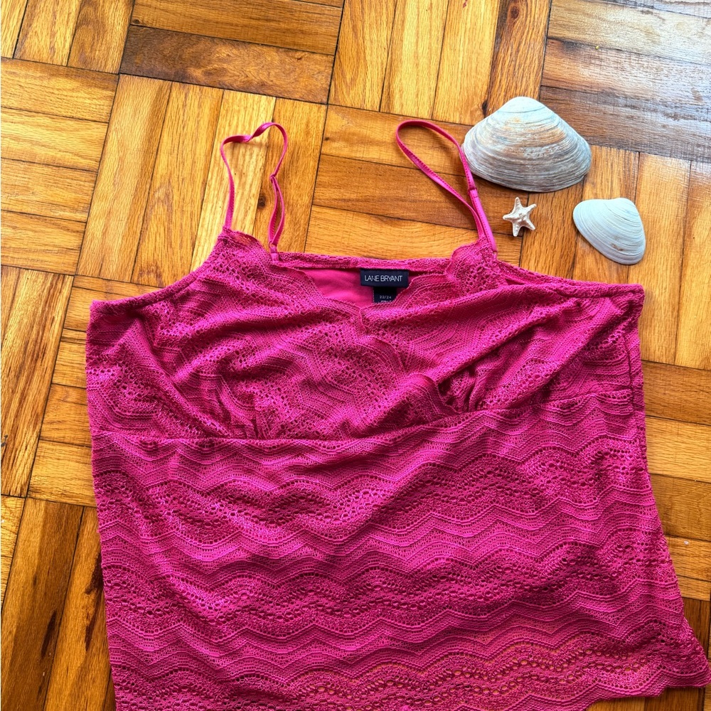 Pink Lace Lane Bryant Women's Top